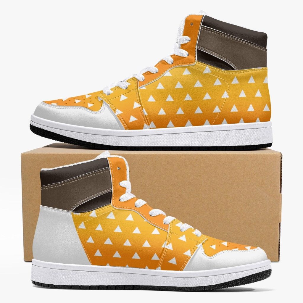 zenitsu agatsuma demon slayer j force shoes - Anime Shoes UK Store