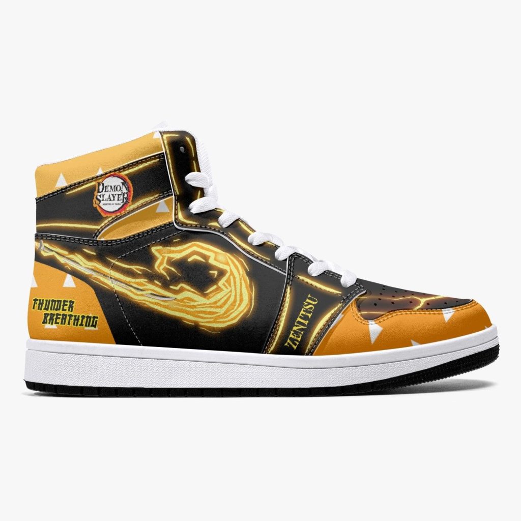 zenitsu agatsuma demon slayer j force shoes 10 135563e4 13b9 4dc8 b824 91855a60dee5 - Anime Shoes UK Store