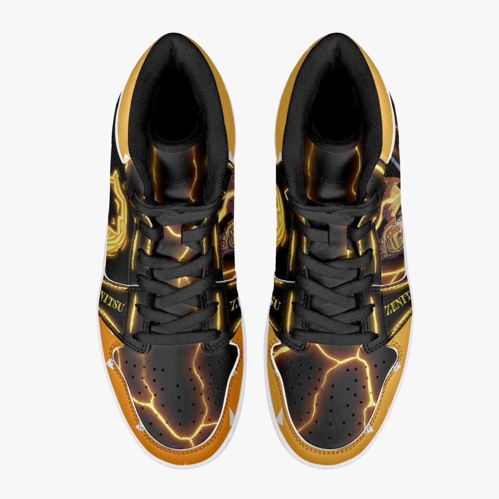 zenitsu agatsuma demon slayer j force shoes 4 8fe18ed4 e435 46a1 b2e4 3fe008e42708 - Anime Shoes UK Store