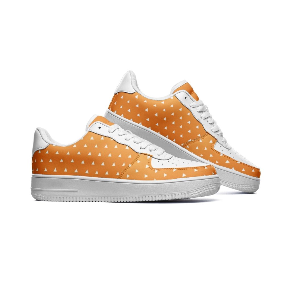 zenitsu agatsuma demon slayer kamehameha shoes 2 - Anime Shoes UK Store