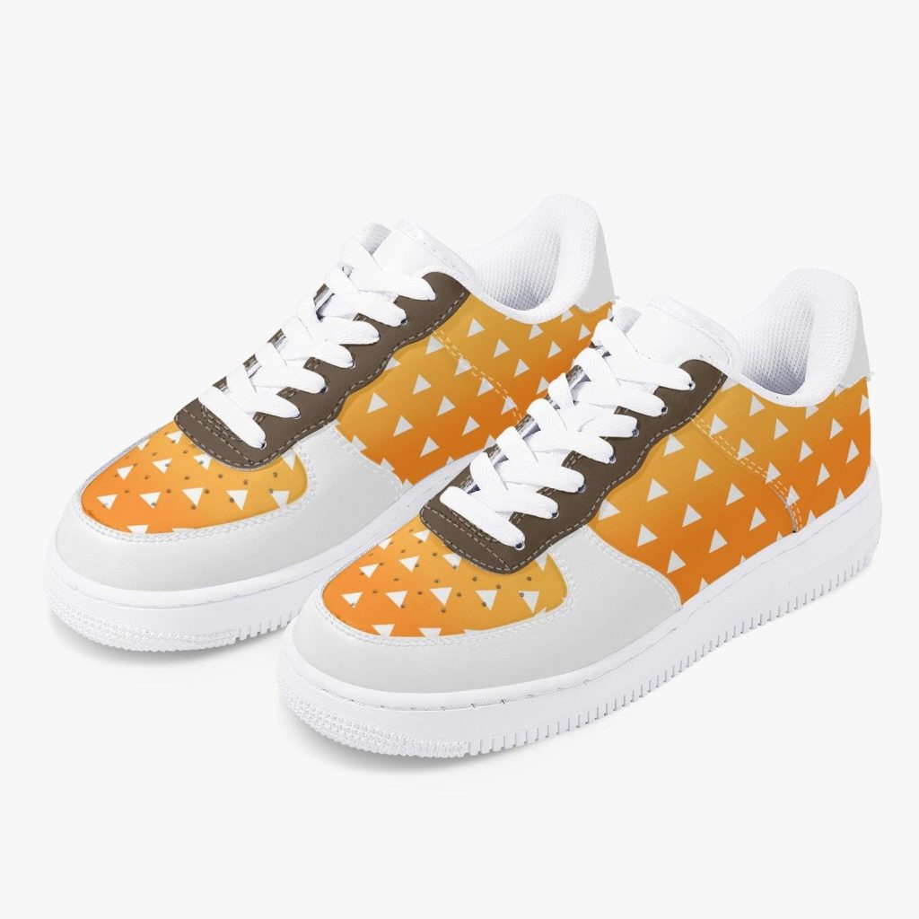 zenitsu agatsuma demon slayer kamikaze 1 shoes 10 - Anime Shoes UK Store