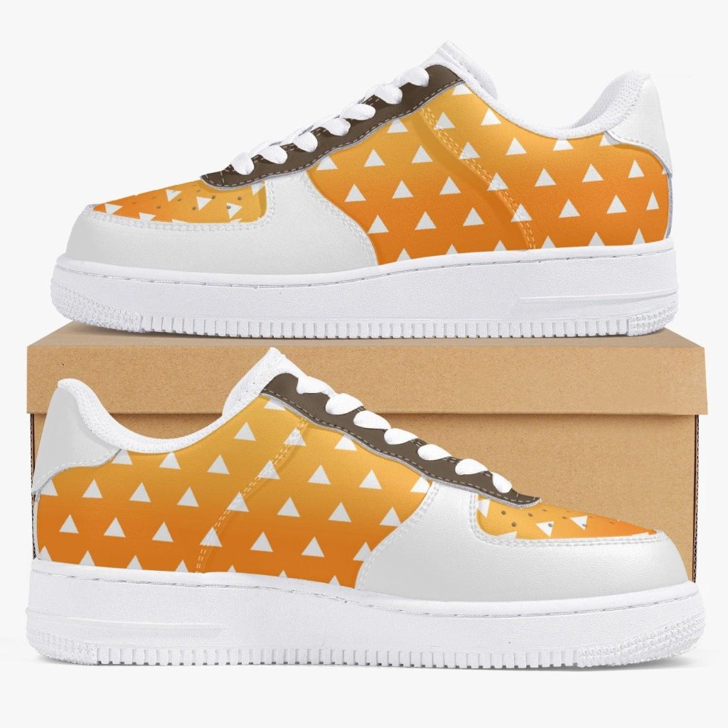 zenitsu agatsuma demon slayer kamikaze 1 shoes - Anime Shoes UK Store