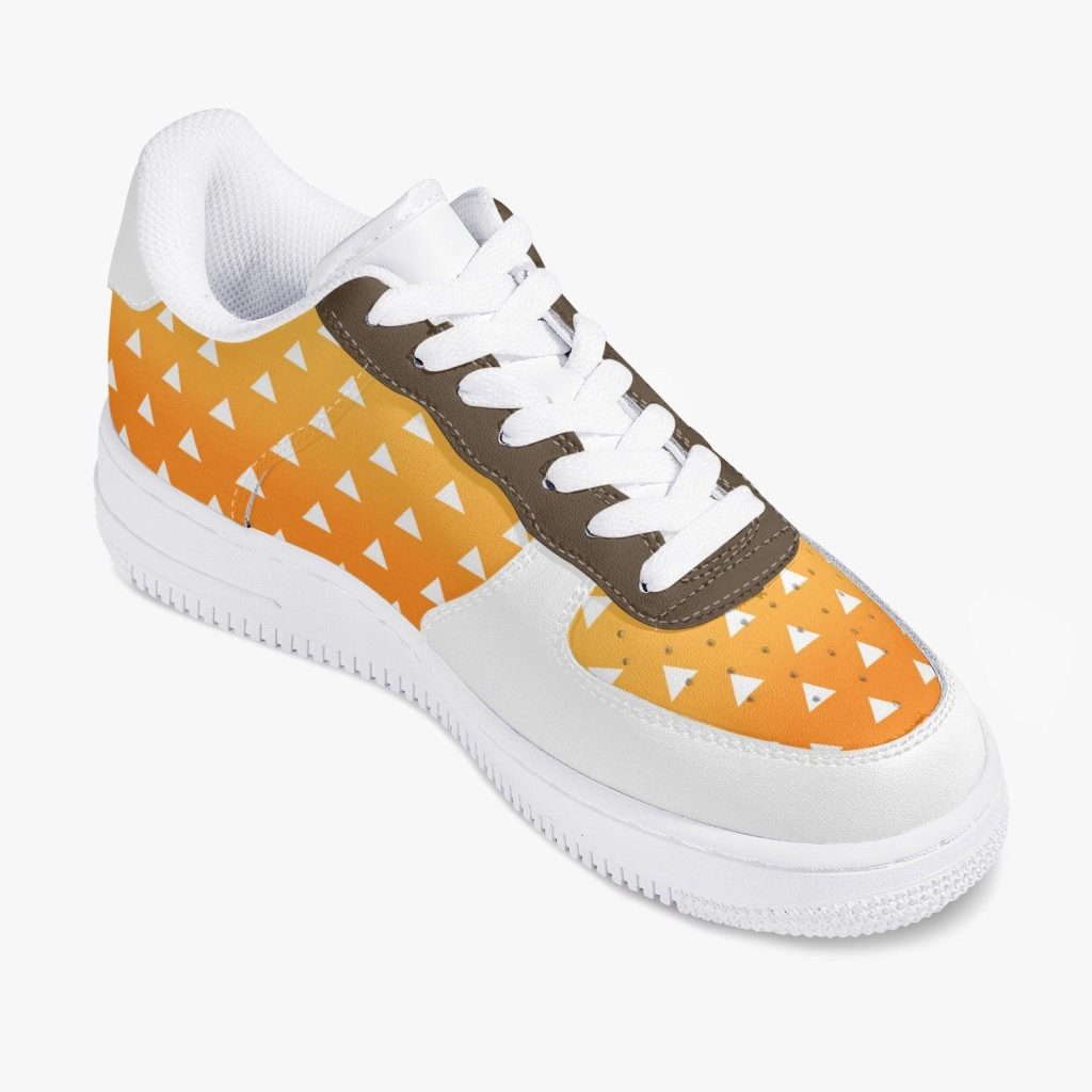 zenitsu agatsuma demon slayer kamikaze 1 shoes 3 - Anime Shoes UK Store