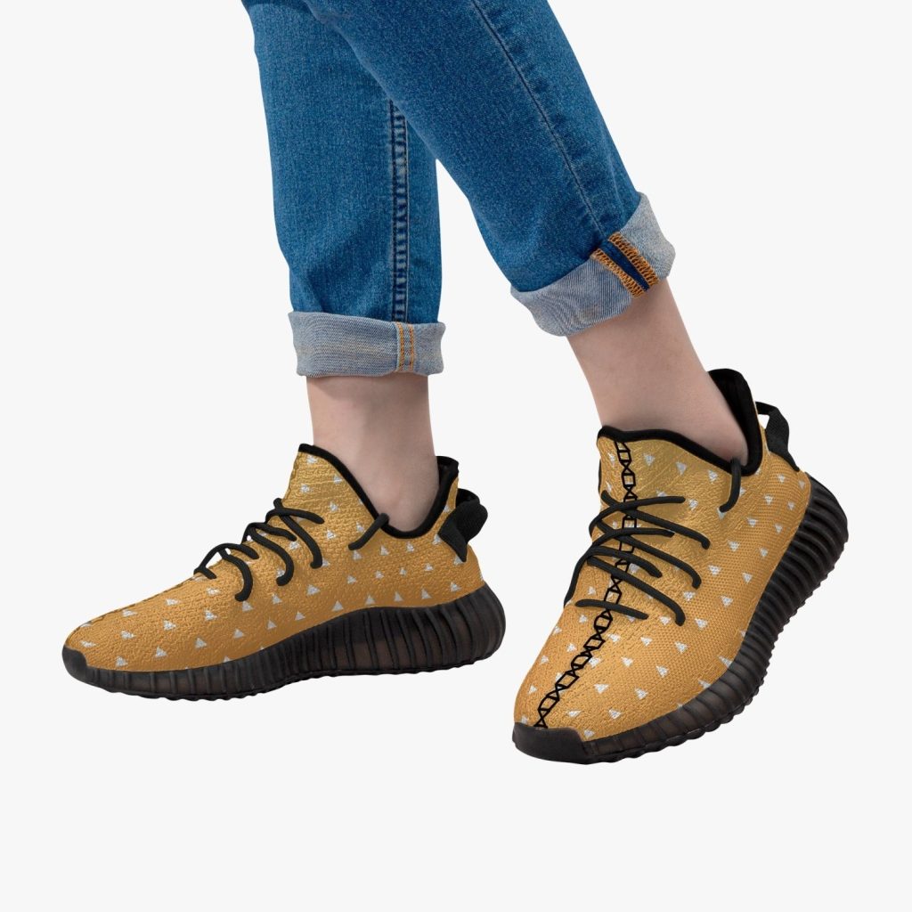 zenitsu agatsuma demon slayer yz shoes 7 - Anime Shoes UK Store