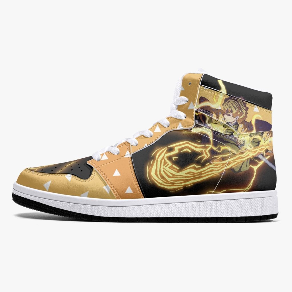 zenitsu thunder breathing demon slayer j force shoes 9 - Anime Shoes UK Store