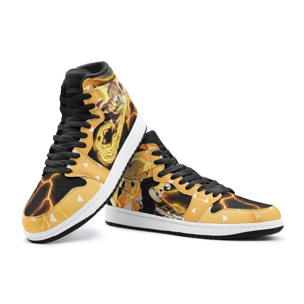 zenitsu thunder breathing demon slayer jd1 shoes 4 - Anime Shoes UK Store
