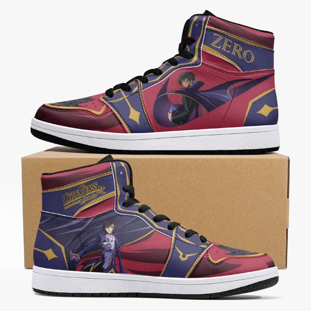 zero lelouch lamperouge code geass j force shoes - Anime Shoes UK Store