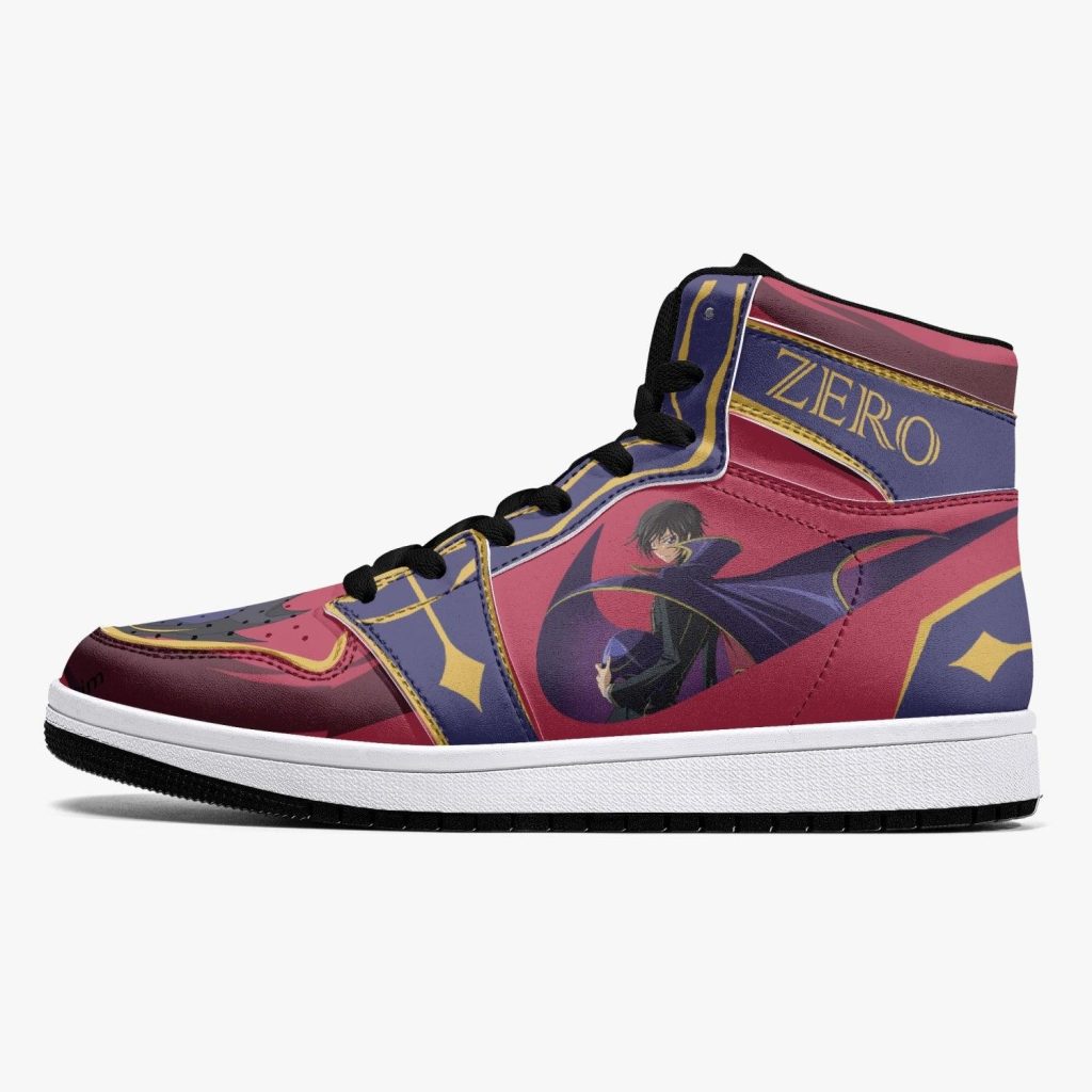 zero lelouch lamperouge code geass j force shoes 18 - Anime Shoes UK Store