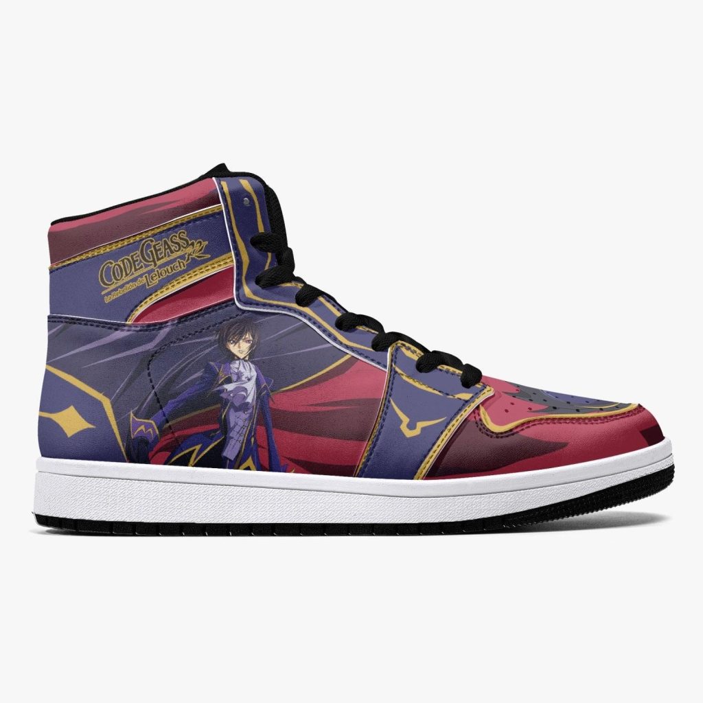 zero lelouch lamperouge code geass j force shoes 2 - Anime Shoes UK Store