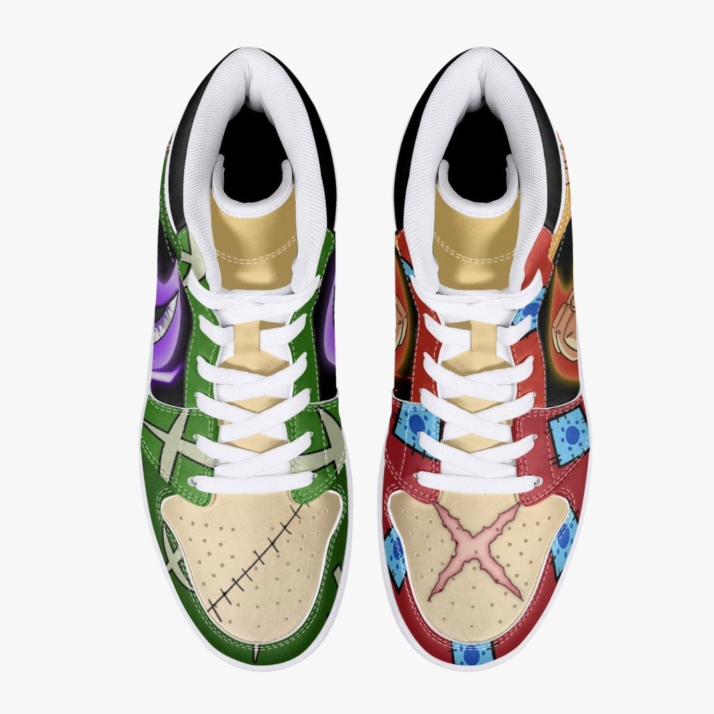 zoro and luffy one piece j force shoes 11 - Anime Shoes UK Store