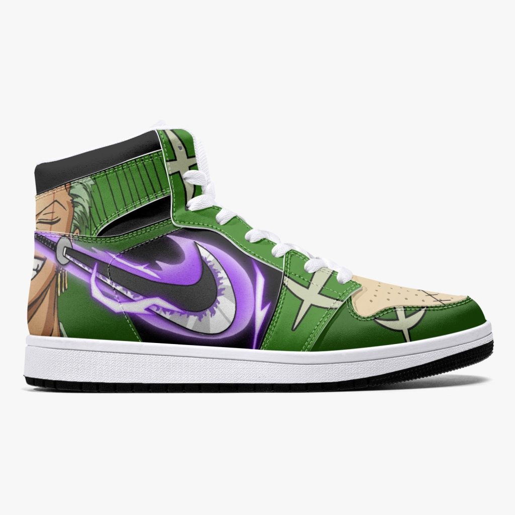 zoro and luffy one piece j force shoes 13 - Anime Shoes UK Store
