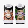 zoro and luffy one piece j force shoes 14 - Anime Shoes UK Store