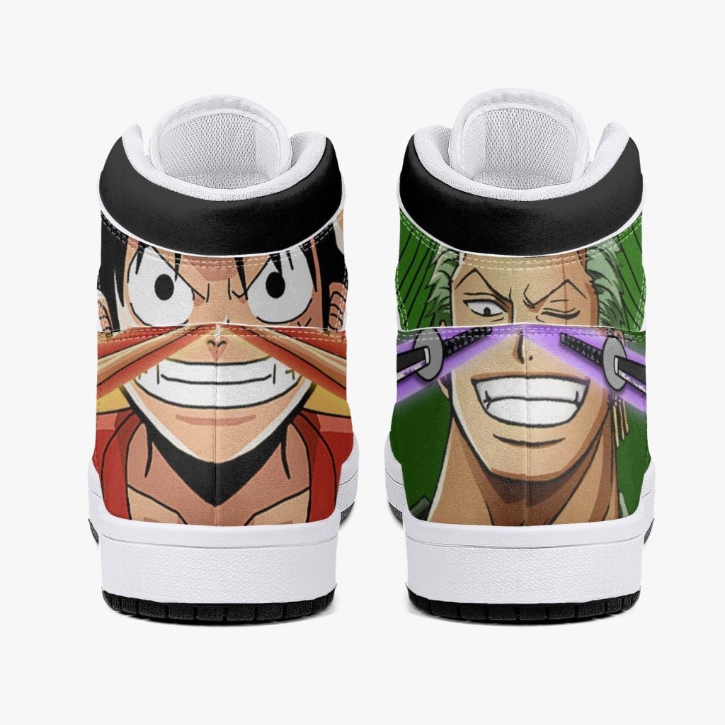 zoro and luffy one piece j force shoes 14 - Anime Shoes UK Store