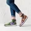 zoro and luffy one piece j force shoes 16 - Anime Shoes UK Store