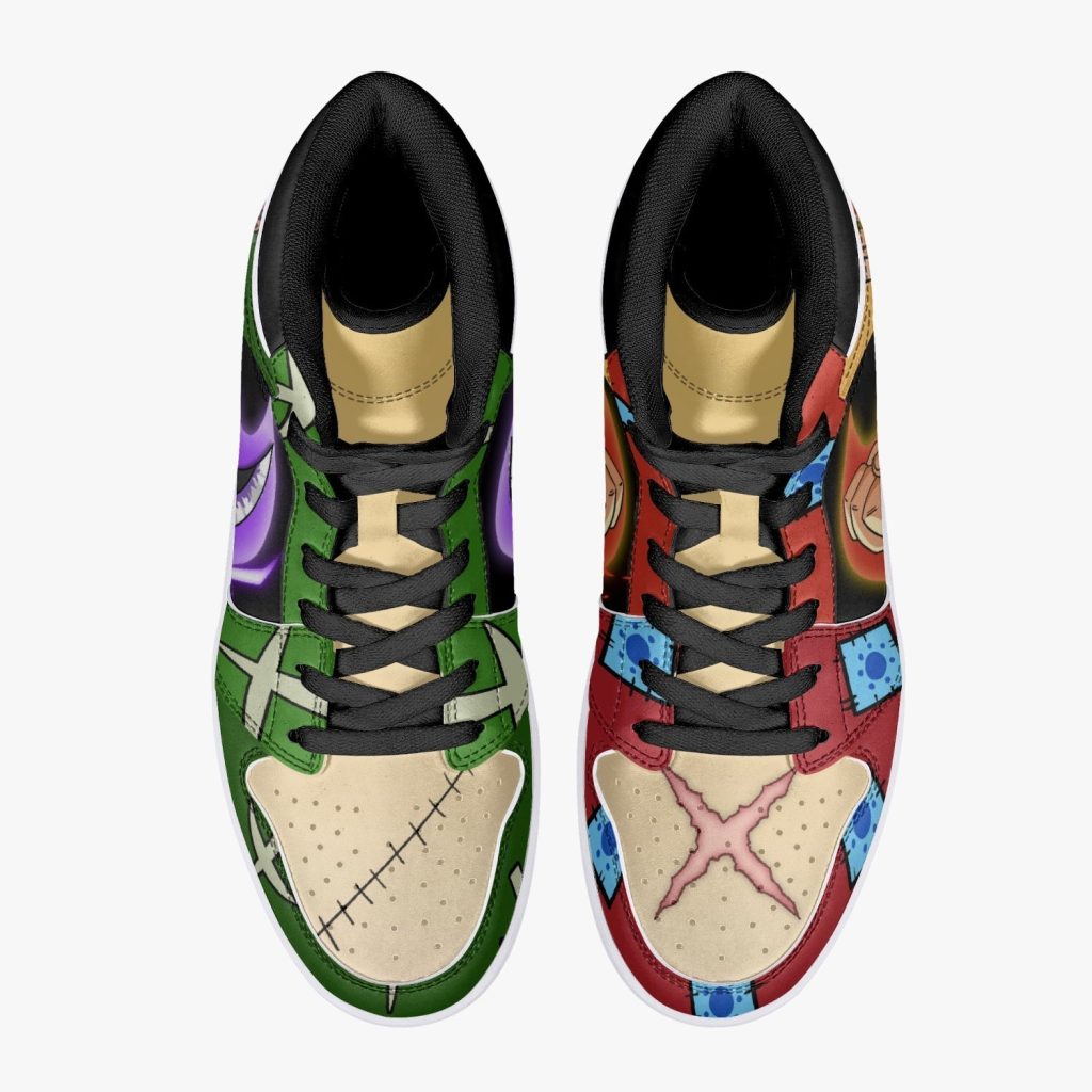 zoro and luffy one piece j force shoes 3 - Anime Shoes UK Store