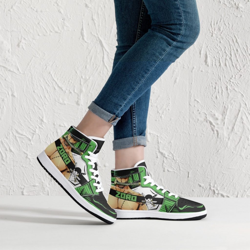 zoro roronoa one piece j force shoes 13 - Anime Shoes UK Store
